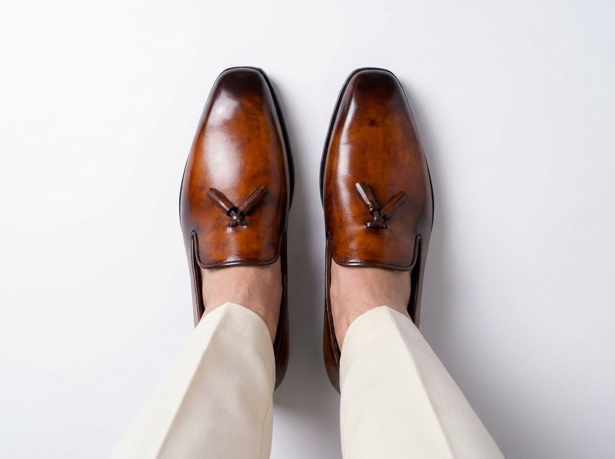 Tassel Loafer fit on foot