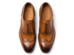 Men’s Classic Brown Wingtip Brogue Oxfords - Image 2