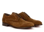 Men’s Elegant Brown Suede Derby Shoes - Image 2
