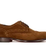Men’s Elegant Brown Suede Derby Shoes