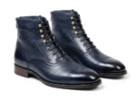 Premium Blue Forge Ankle Boots - Image 3
