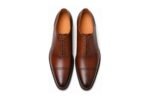 Ambermont Chestnut Adelaide Oxford - White BG Top View Pair