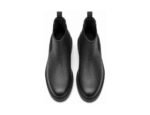 Blackthorn Black Grain Commando Chelsea Boot - White BG Top View Pair