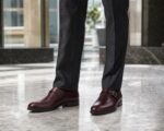 Claretto Burgundy Single Monk styled - lifestyle primary