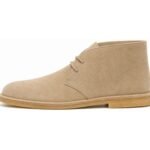 Dunewick Sand Suede Desert Boot - White BG Side Profile