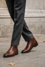 Evermont Museum Brown Jodhpur Boot styled - lifestyle primary
