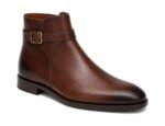 Evermont Museum Brown Jodhpur Boot - White BG 3-Quarter