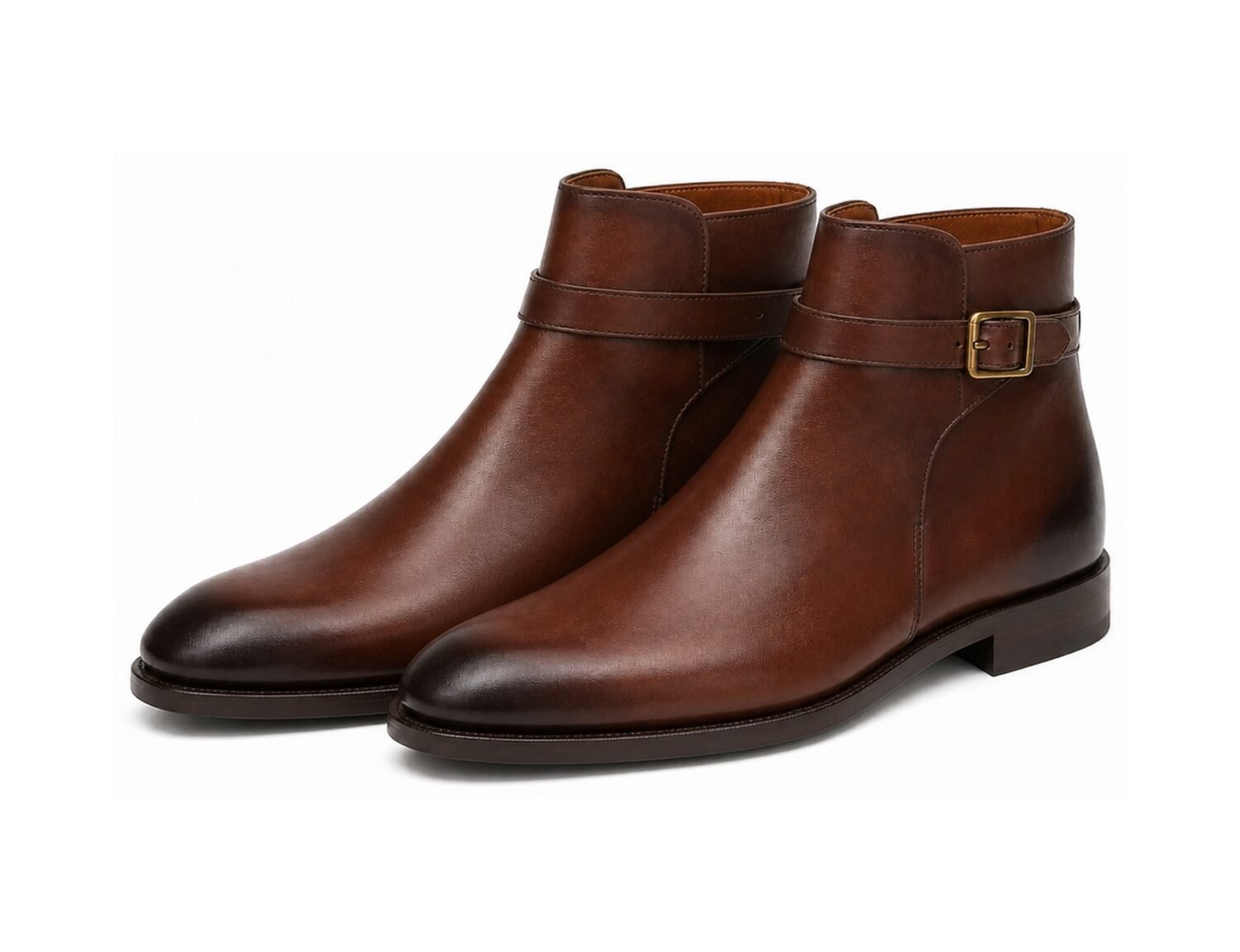 Evermont Museum Brown Jodhpur Boot - White BG Pair