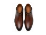 Evermont Museum Brown Jodhpur Boot - White BG Top View Pair