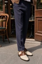 Fairwick Brown Cream Two-Tone Saddle Shoe styled - lifestyle primary