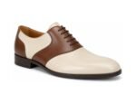 Fairwick Brown Cream Two-Tone Saddle Shoe - White BG 3-Quarter