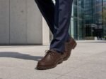 Fenmarsh Chocolate Grain Tyrolean Derby styled - lifestyle primary