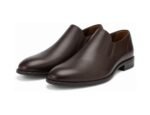 Graftmere Dark Brown Calf Side-Gusset Slip-On - White BG Pair