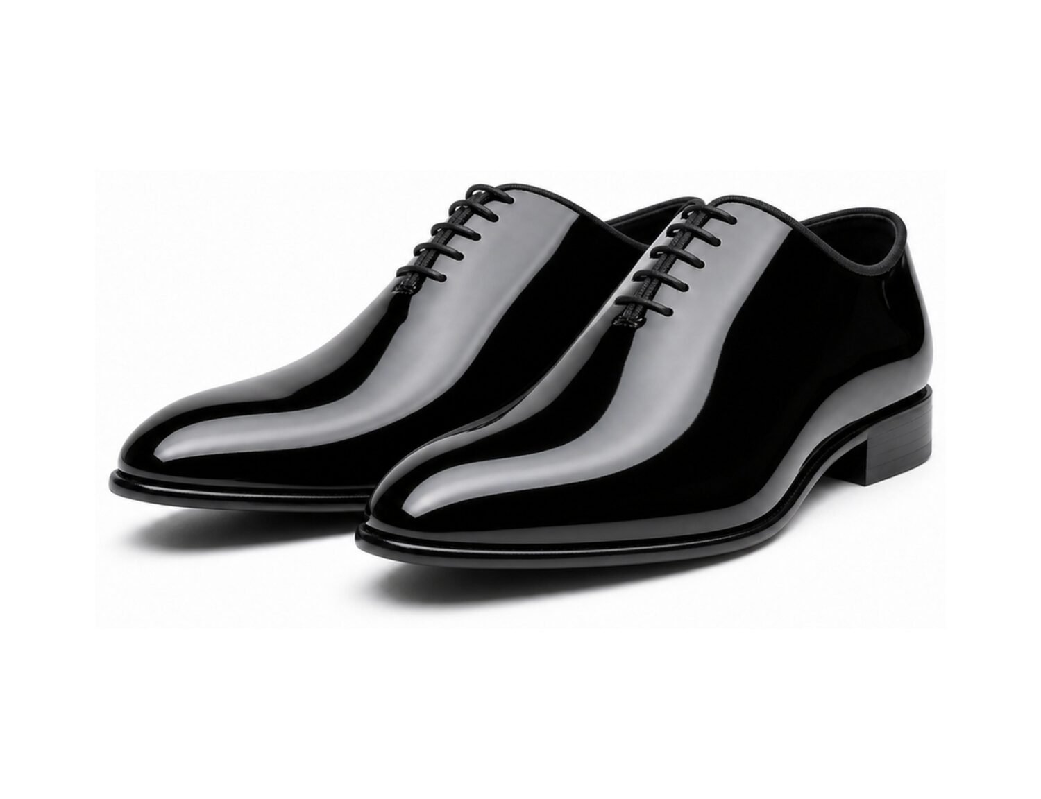 Noctis Black Patent Oxford - White BG Pair