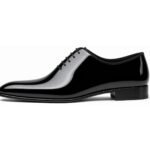 Noctis Black Patent Oxford - White BG Side Profile