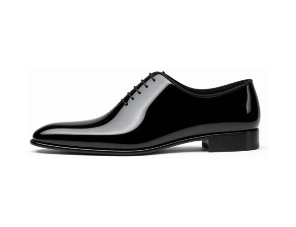 Noctis Black Patent Oxford - White BG Side Profile