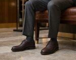 Northvale Dark Brown Grain Split-Toe Derby styled - lifestyle secondary