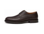Northvale Dark Brown Grain Split-Toe Derby - White BG Side Profile