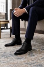 Regenton Black Cap-Toe Oxford styled - lifestyle secondary