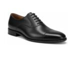 Regenton Black Cap-Toe Oxford - White BG 3-Quarter