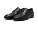 Sterlingford Black Calf Horsebit Loafer - White BG Pair