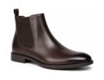 Westmere Dark Brown Calf Chelsea Boot - White BG 3-Quarter