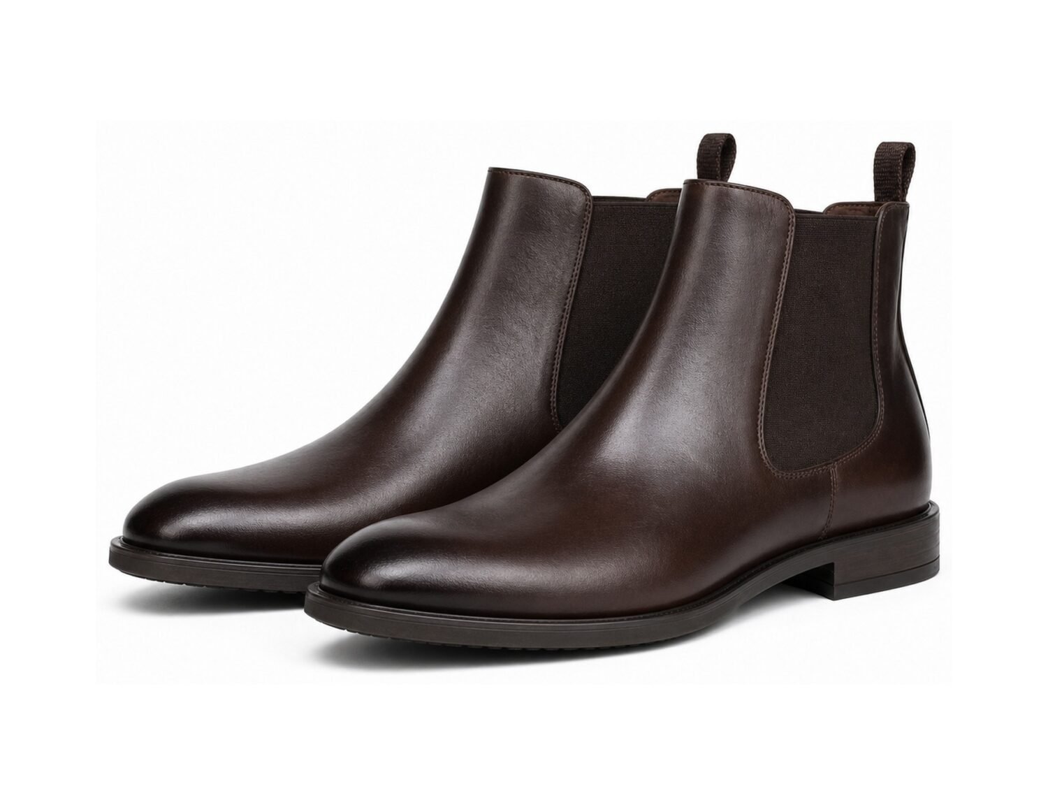 Westmere Dark Brown Calf Chelsea Boot - White BG Pair