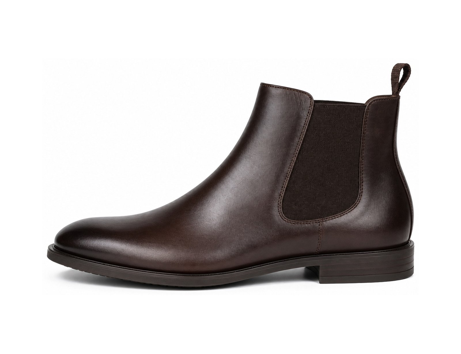 Westmere Dark Brown Calf Chelsea Boot - White BG Side Profile Westmere Dark Brown Calf Chelsea Boot - White BG Side Profile