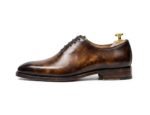 Windsor Plain Oxford Antique Brown - White BG Side
